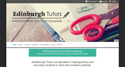 Desktop Screenshot of edinburgh-tutors.co.uk