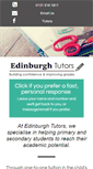 Mobile Screenshot of edinburgh-tutors.co.uk