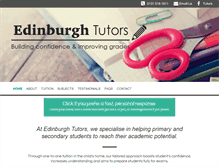 Tablet Screenshot of edinburgh-tutors.co.uk